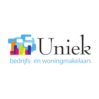 Uniek bedrijfs- en woningmakelaars logo